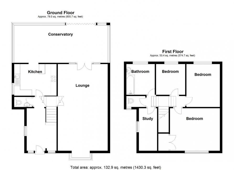 Floorplan for Station Road, Whitacre Heath, Coleshill