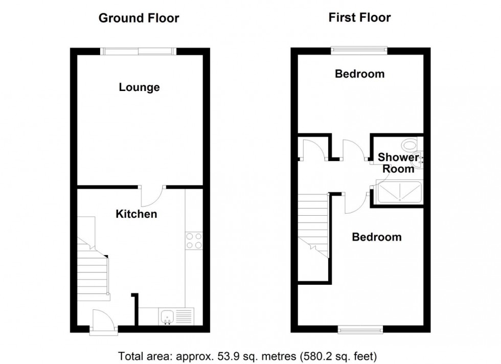 Floorplan for St Pauls Court, Water Orton
