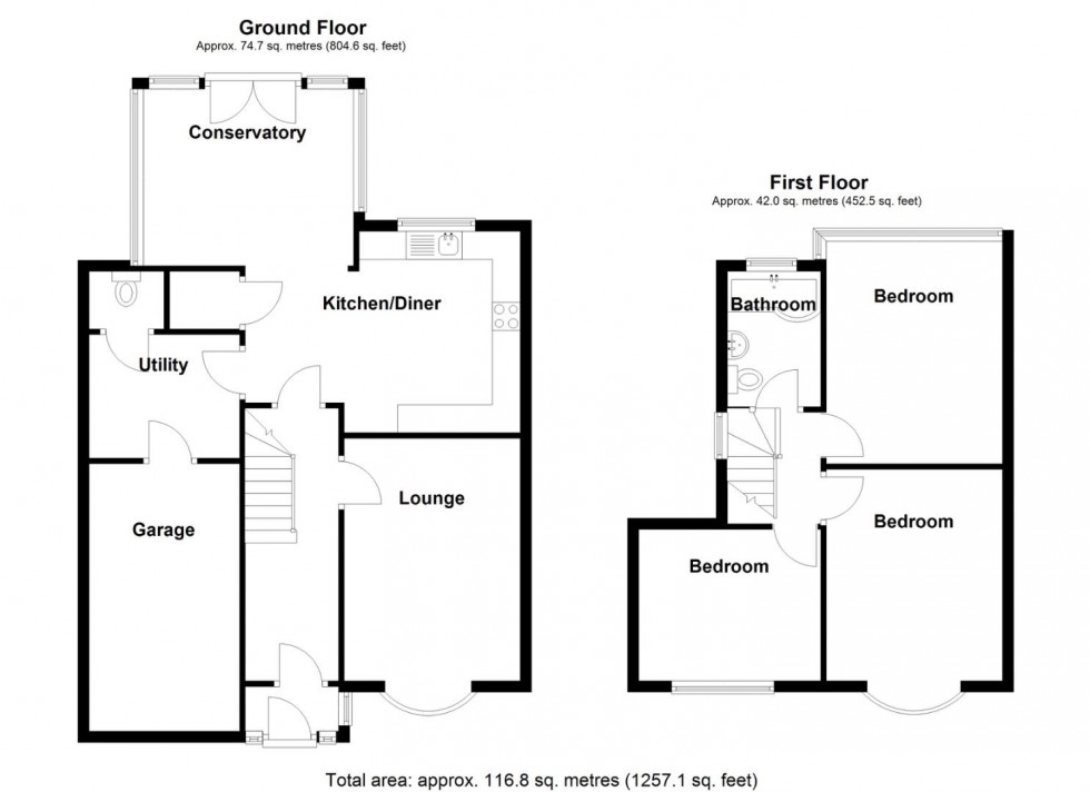 Floorplan for Hawthorne Road, Castle Bromwich, Birmingham