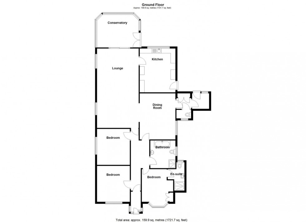 Floorplan for Holly Lane, Marston Green, Birmingham