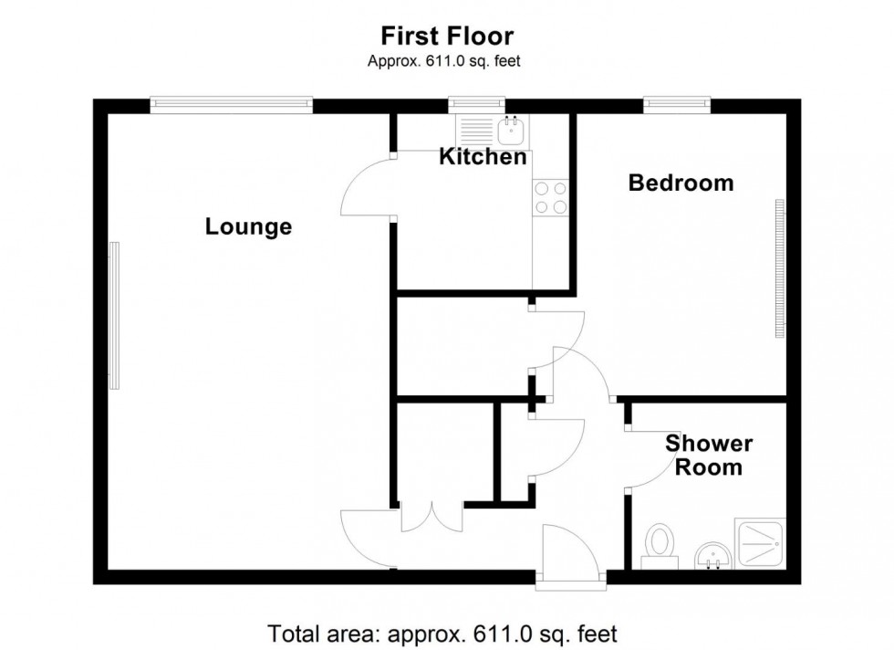 Floorplan for Dugdale Court, Coventry Road, Coleshill