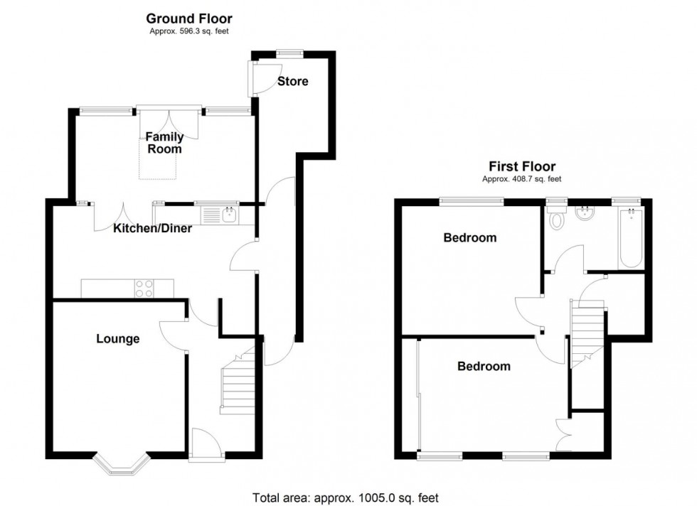 Floorplan for Nearmoor Road, Shard End, Birmingham