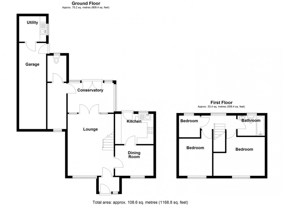 Floorplan for Parkfield Drive, Castle Bromwich, Birmingham