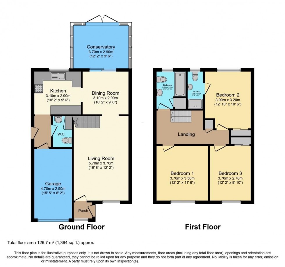 Floorplan for Castle Crescent, Castle Bromwich, Birmingham