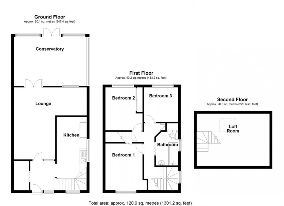 Floorplan for Station Road, Coleshill