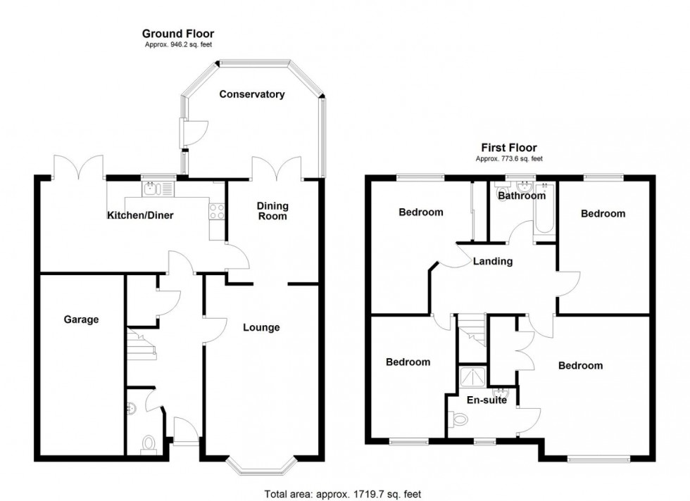 Floorplan for Harby Close, Marston Green