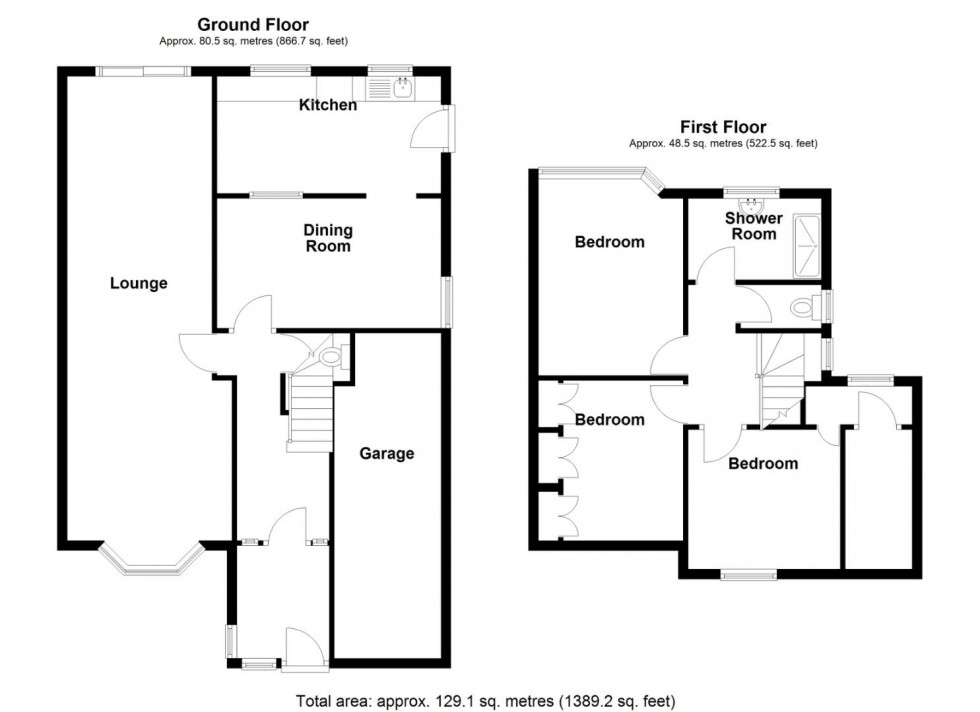 Floorplan for Hazelhurst Road, Castle Bromwich, Birmingham