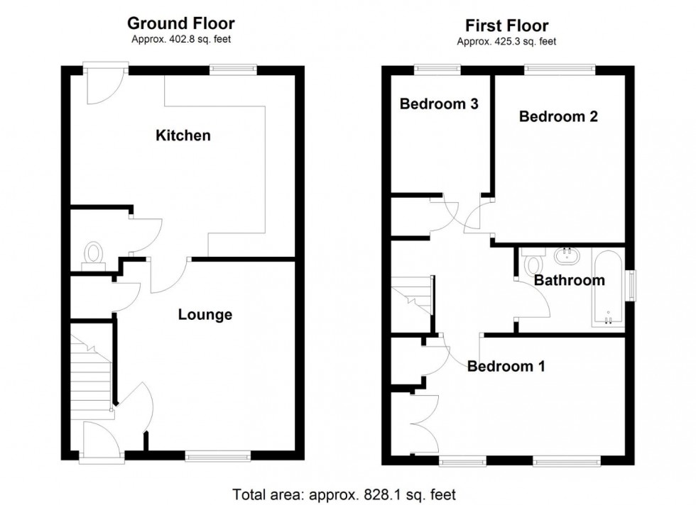 Floorplan for Ballard Walk, Kingshurst, Birmingham
