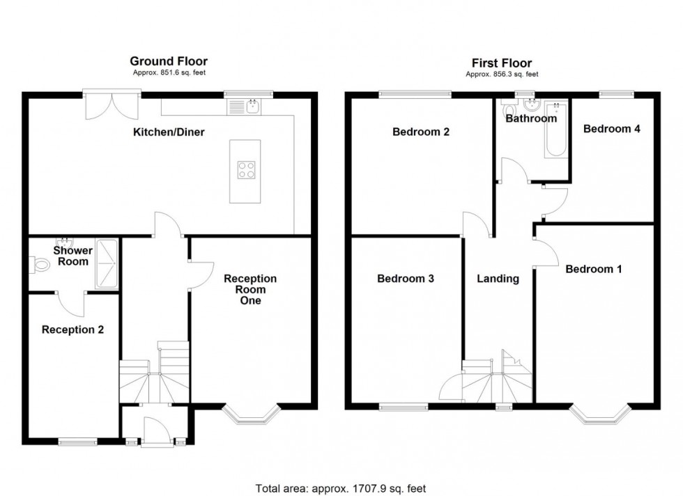 Floorplan for Chester Road, Kingshurst, Birmingham