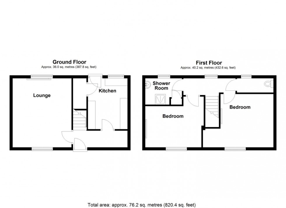 Floorplan for Laburnum Avenue, Kingshurst, Birmingham