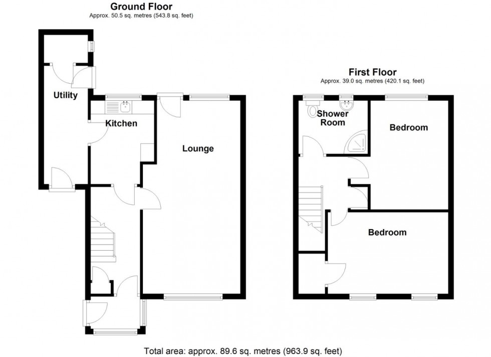 Floorplan for Freasley Road, Shard End, Birmingham