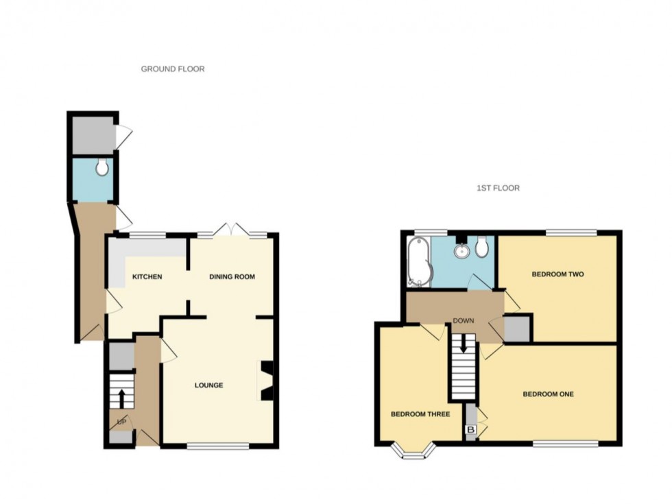 Floorplan for Kitsland Road, Shard End, Birmingham