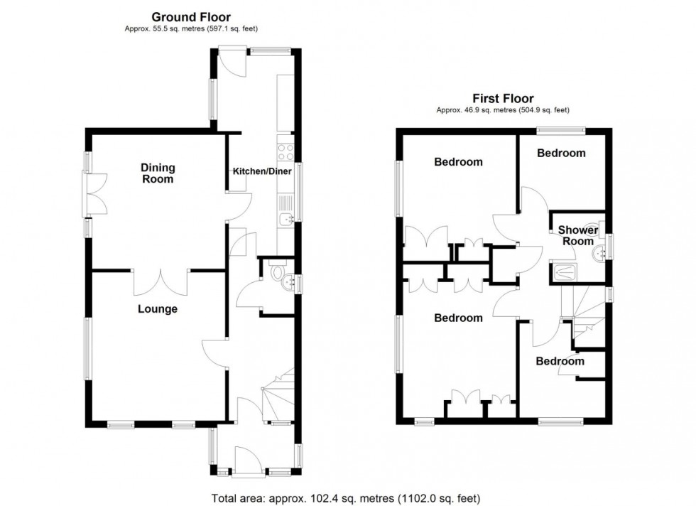 Floorplan for Wasperton Close, Castle Bromwich, Birmingham