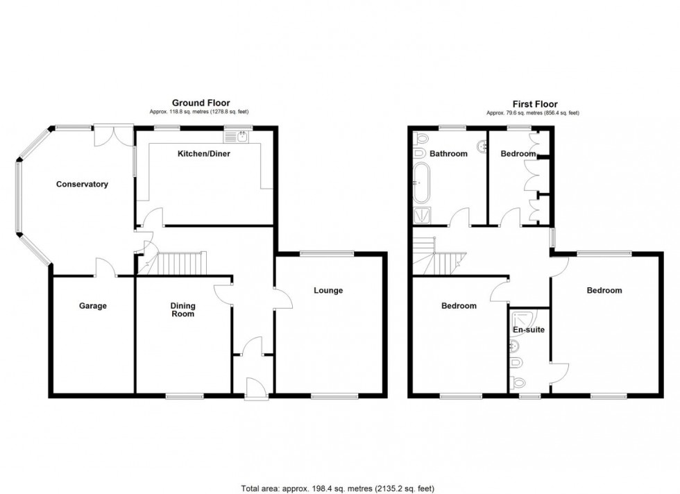 Floorplan for New Road, Water Orton, Birmingham