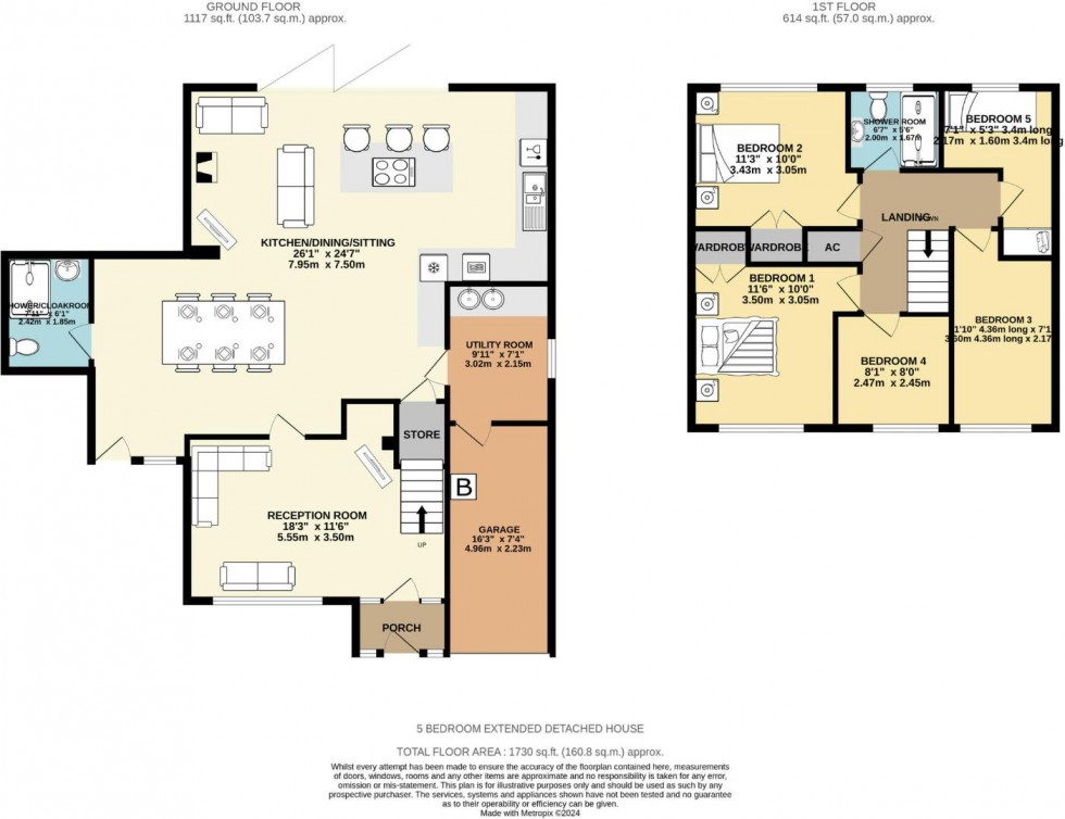 Floorplan for The Greenway, Marston Green, Birmingham