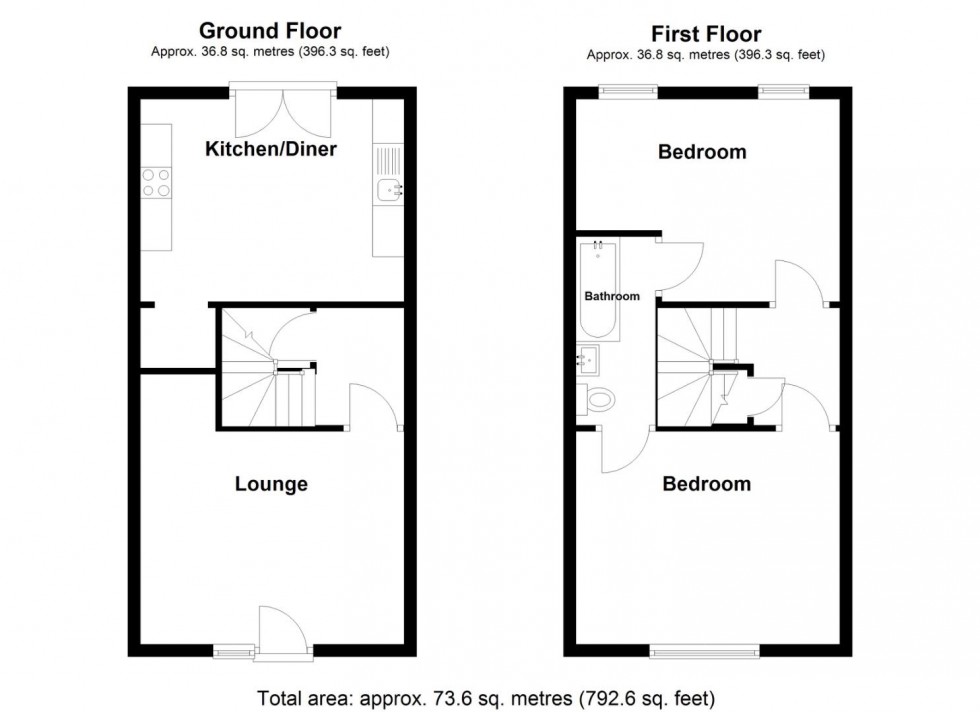 Floorplan for High Street, Coleshill, Birmingham