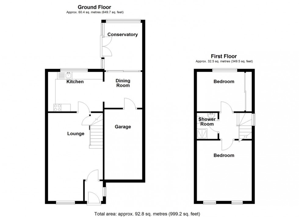 Floorplan for Tackford Close, Castle Bromwich