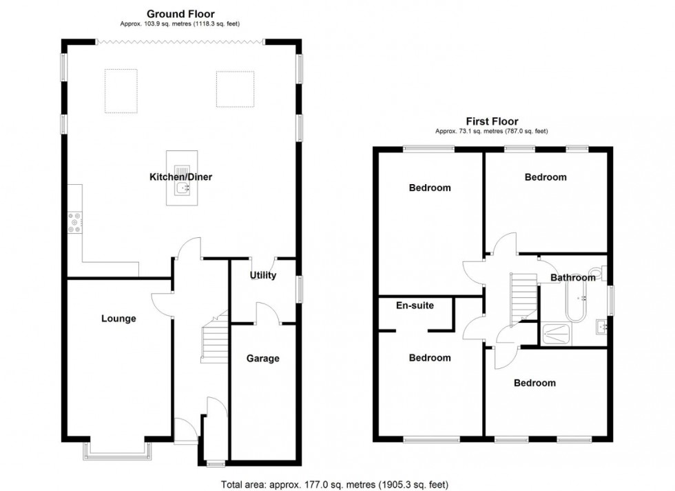 Floorplan for Kingsleigh Drive, Castle Bromwich, Birmingham