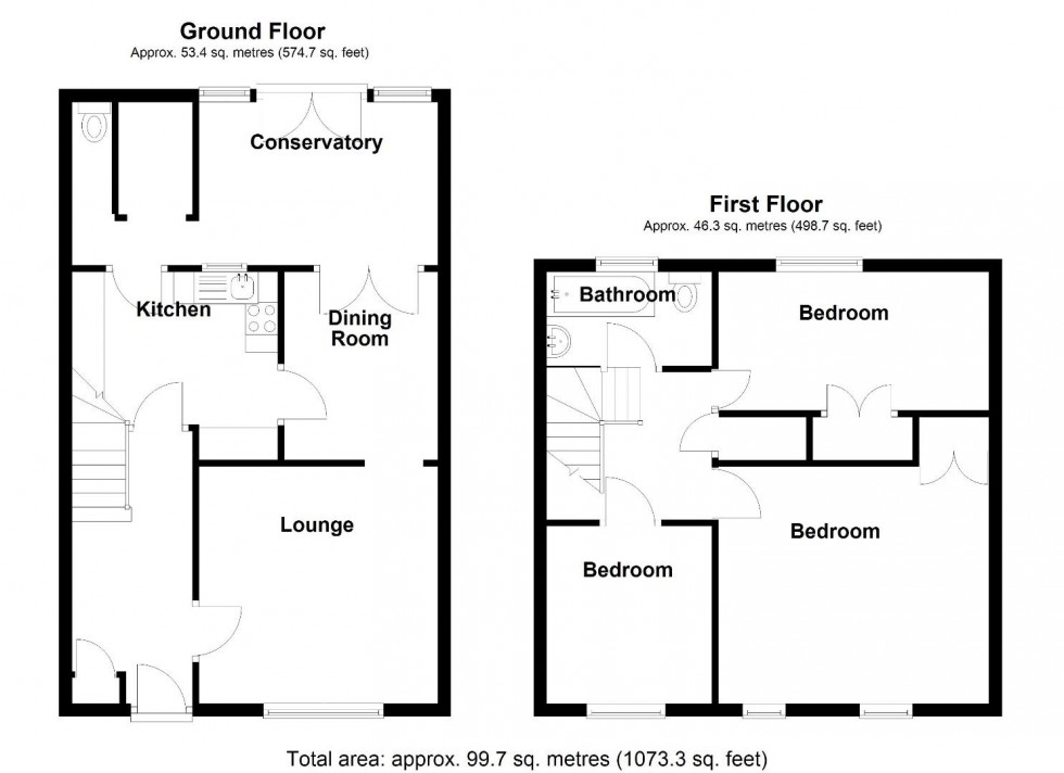 Floorplan for Homestead Road, Birmingham