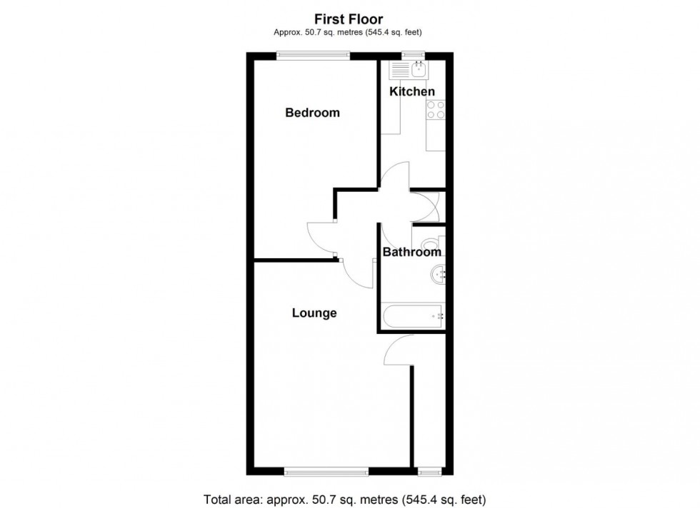 Floorplan for Field Close, Sheldon, Birmingham