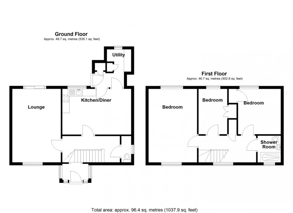 Floorplan for Maud Road, Water Orton
