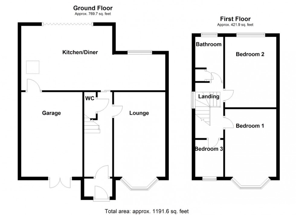 Floorplan for Hawthorne Road, Castle Bromwich, Birmingham