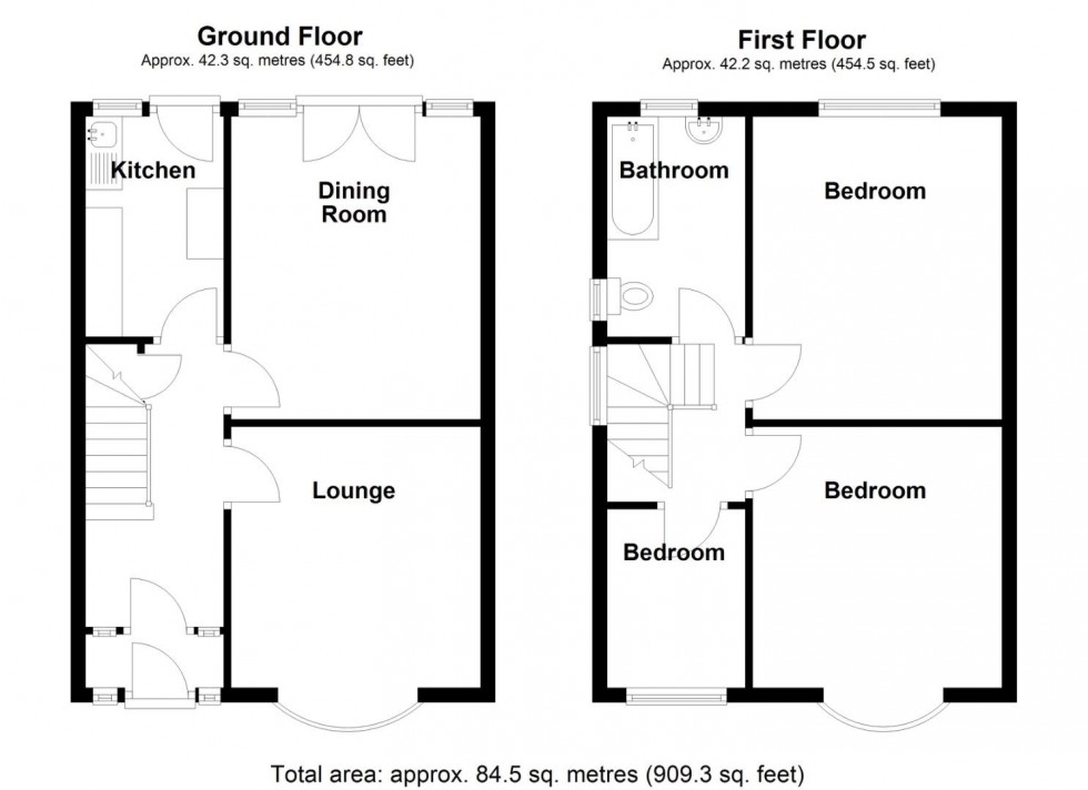 Floorplan for Chester Road, Castle Bromwich, Birmingham