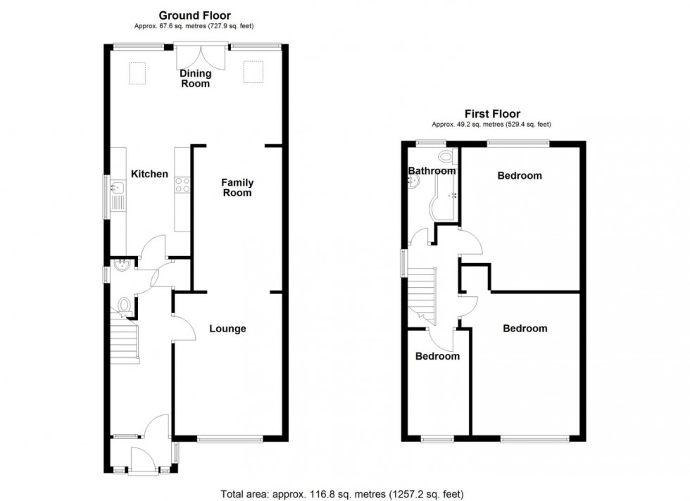 Floorplan for Kingsleigh Drive, Castle Bromwich, Birmingham