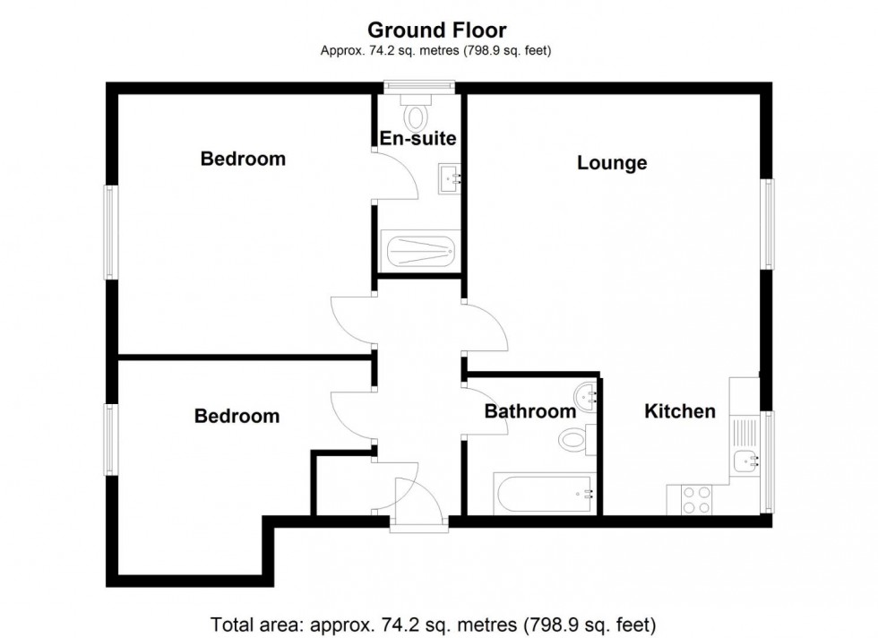 Floorplan for The Sidings, Water Orton