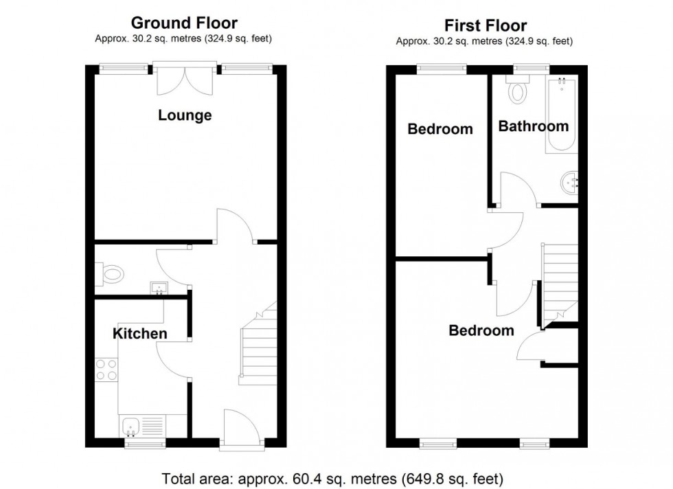 Floorplan for Kinlet Close, Coventry