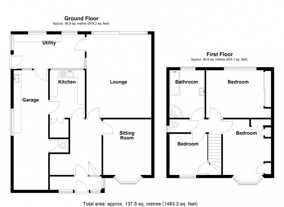 Floorplan for Ringmere Avenue, Castle Bromwich, Birmingham