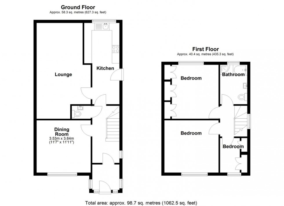 Floorplan for Norton Road, Coelshill