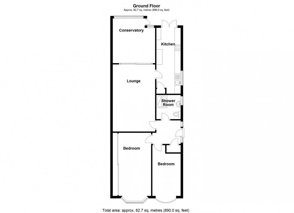 Floorplan for Coleshill Road, Water Orton, Birmingham